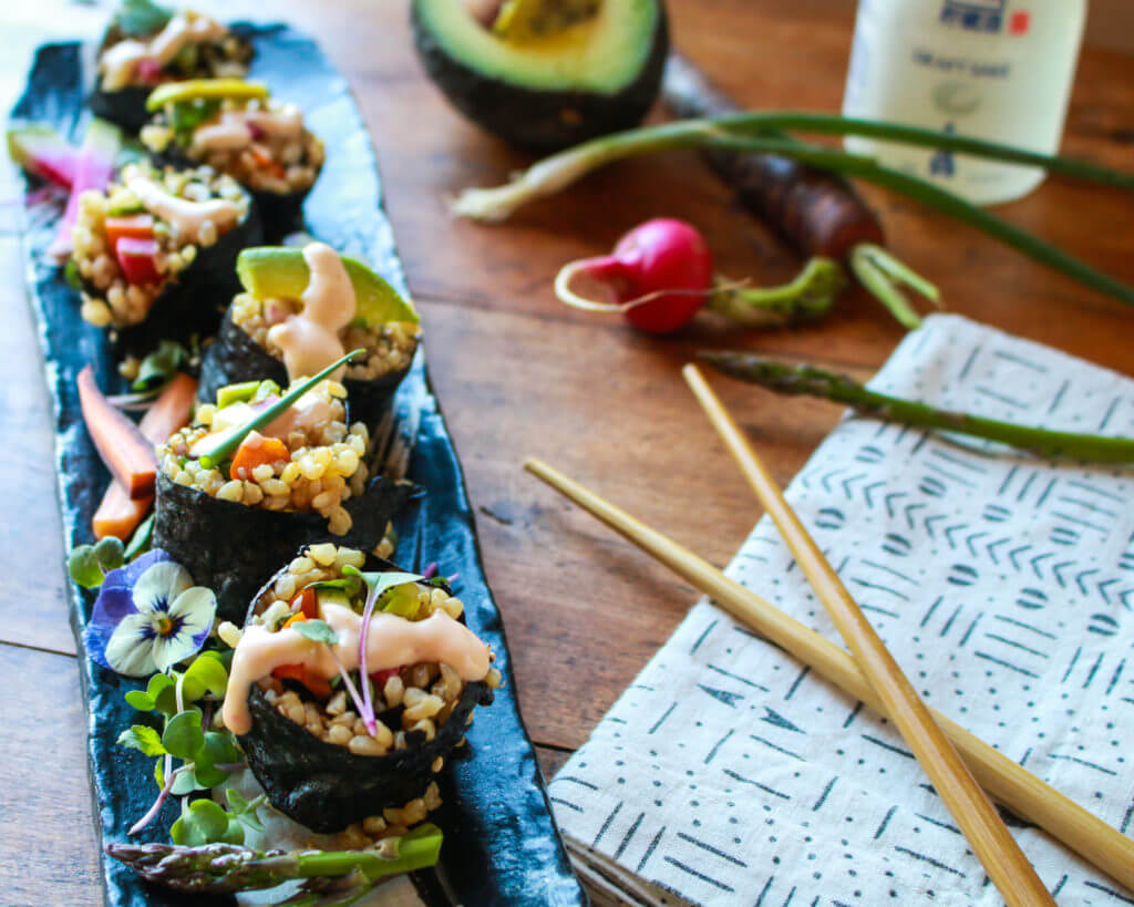 How to Make Vegan Sushi - Sharon Palmer, The Plant Powered Dietitian